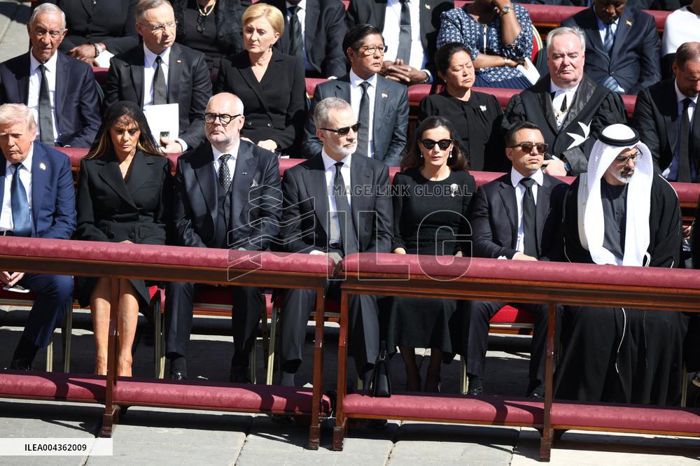 World Leaders and Royal at Funeral Ceremony Of Pope Francis - Vatican