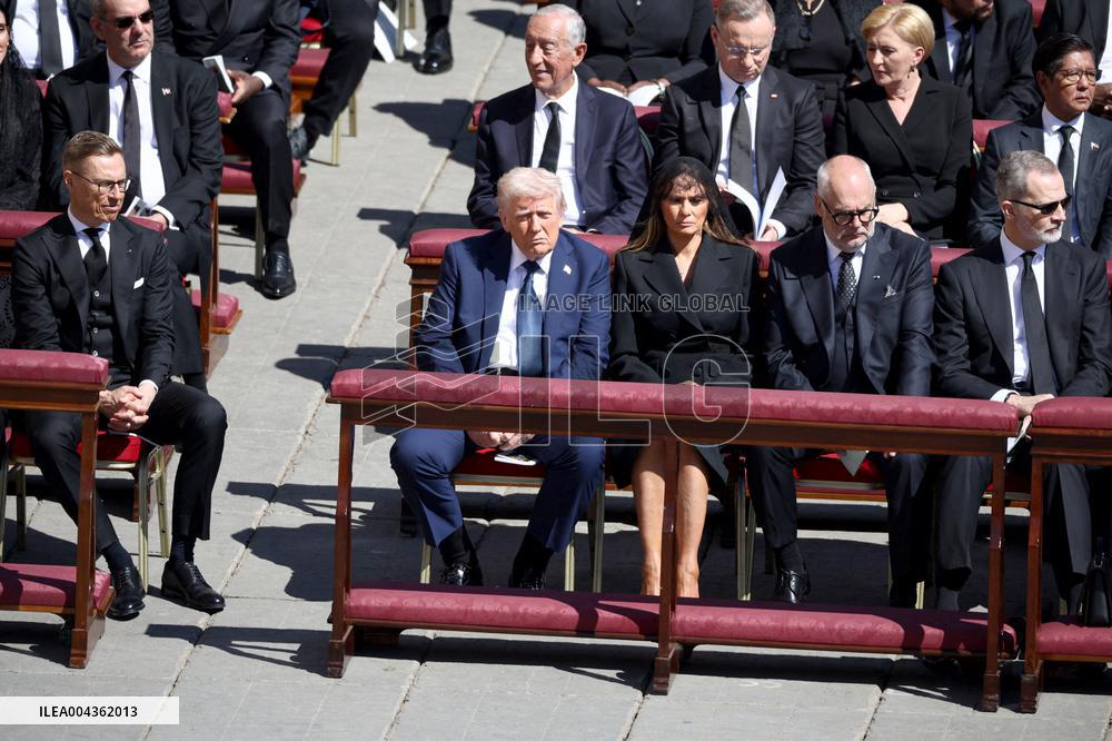 World Leaders and Royal at Funeral Ceremony Of Pope Francis - Vatican