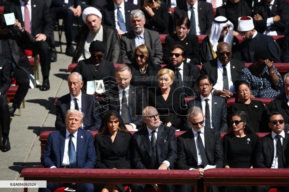 World Leaders and Royal at Funeral Ceremony Of Pope Francis - Vatican
