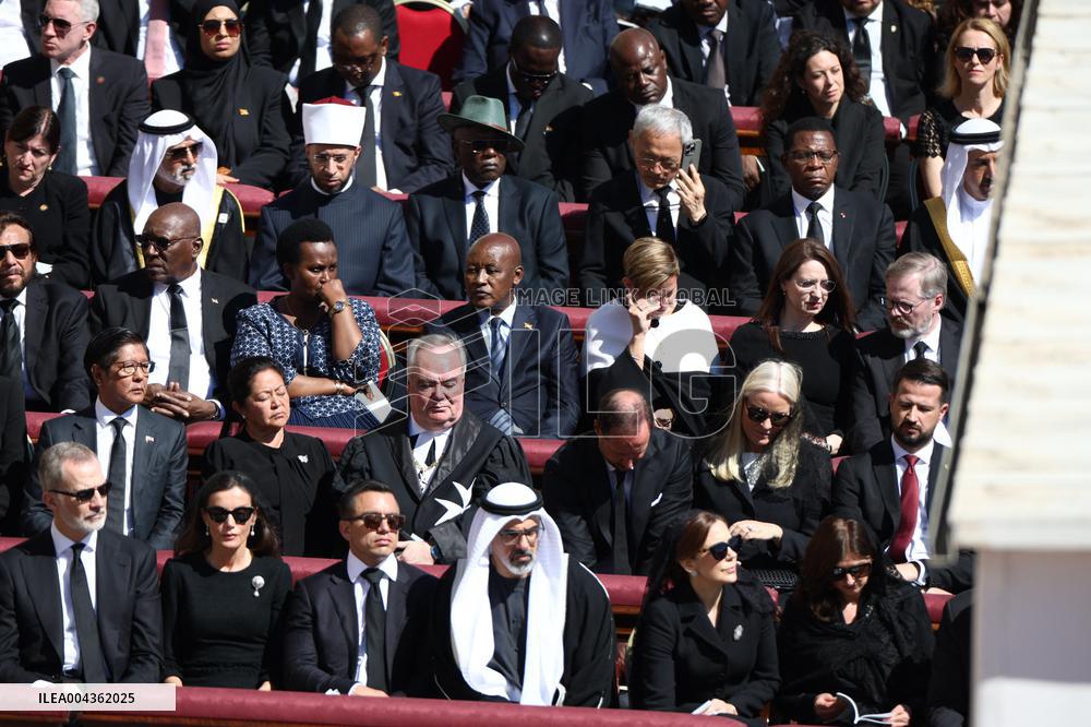 World Leaders and Royal at Funeral Ceremony Of Pope Francis - Vatican