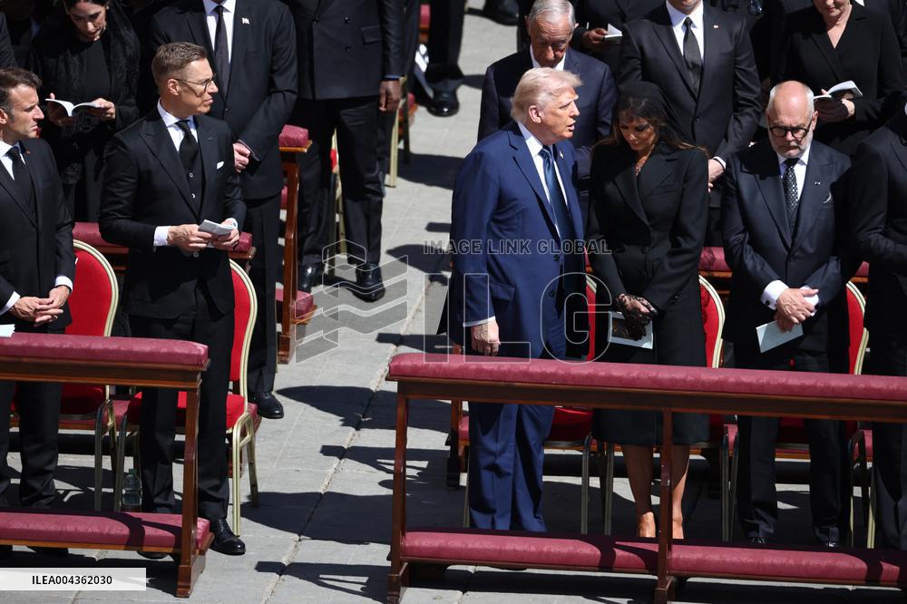 World Leaders and Royal at Funeral Ceremony Of Pope Francis - Vatican
