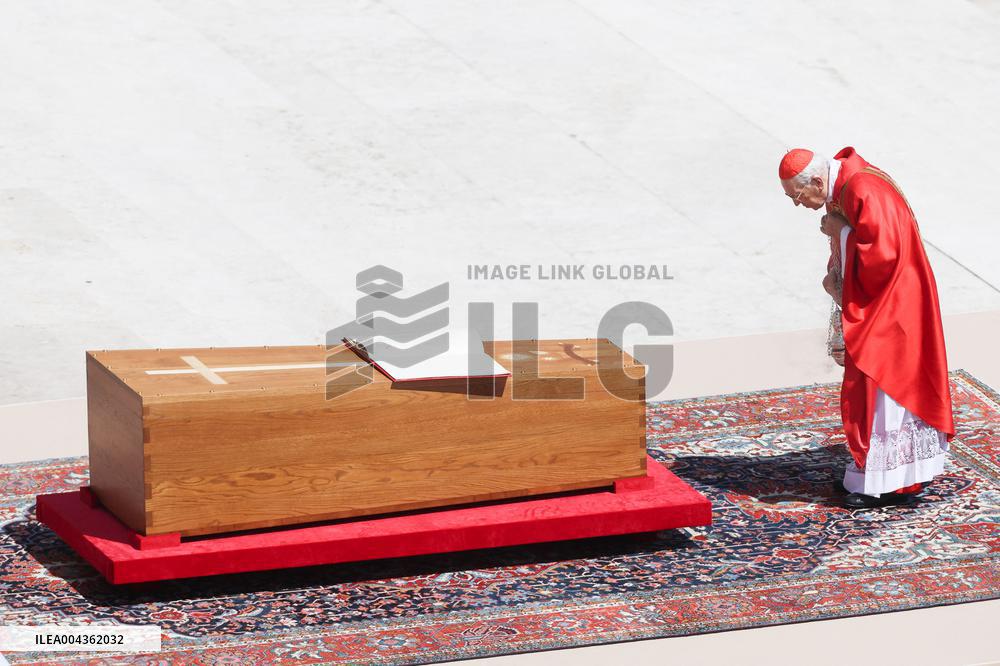 Cardinals And Clergy During The Funeral Of Pope Francis - Vatican
