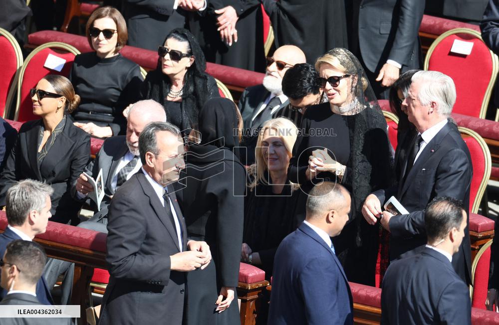 World Leaders and Royal at Funeral Ceremony Of Pope Francis - Vatican