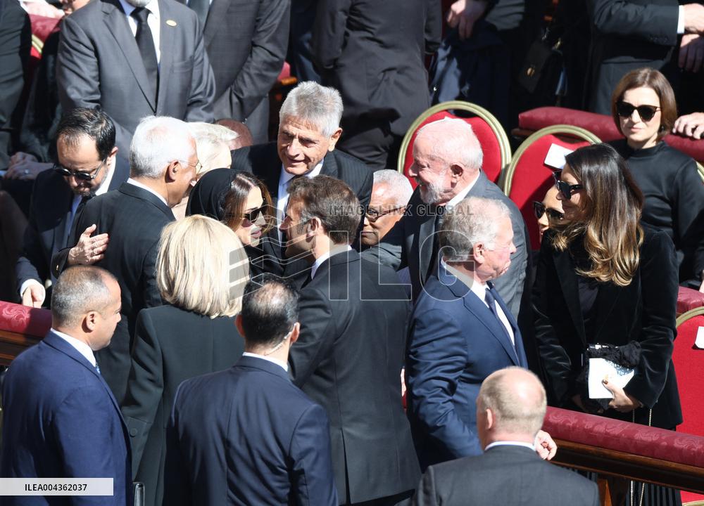 World Leaders and Royal at Funeral Ceremony Of Pope Francis - Vatican