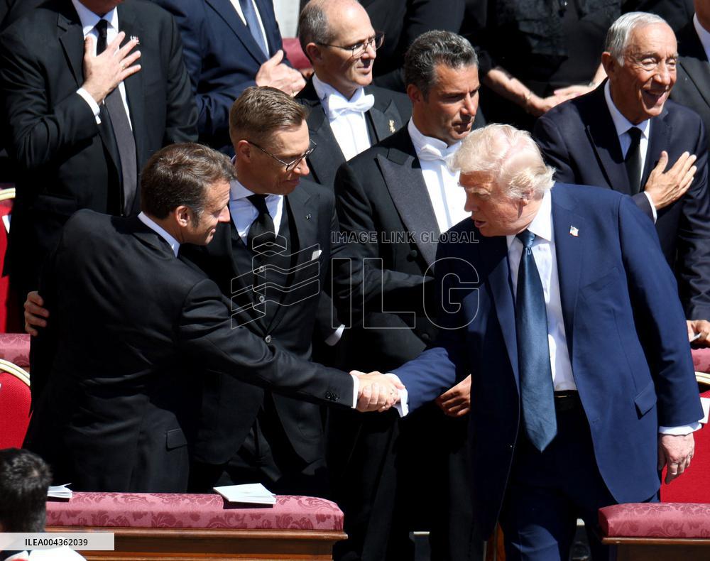 World Leaders and Royal at Funeral Ceremony Of Pope Francis - Vatican