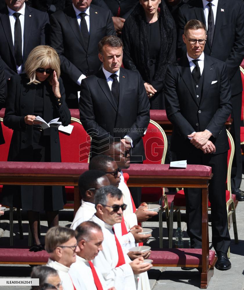 World Leaders and Royal at Funeral Ceremony Of Pope Francis - Vatican