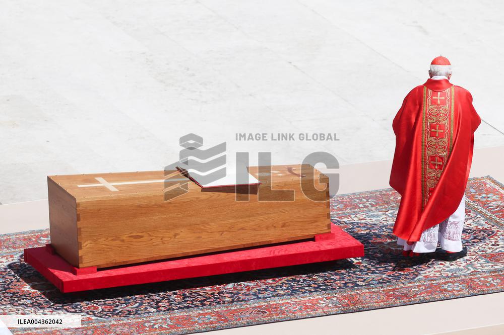 Cardinals And Clergy During The Funeral Of Pope Francis - Vatican