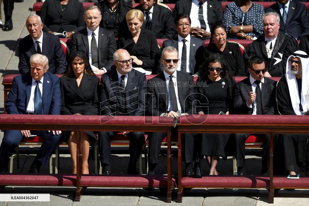 World Leaders and Royal at Funeral Ceremony Of Pope Francis - Vatican