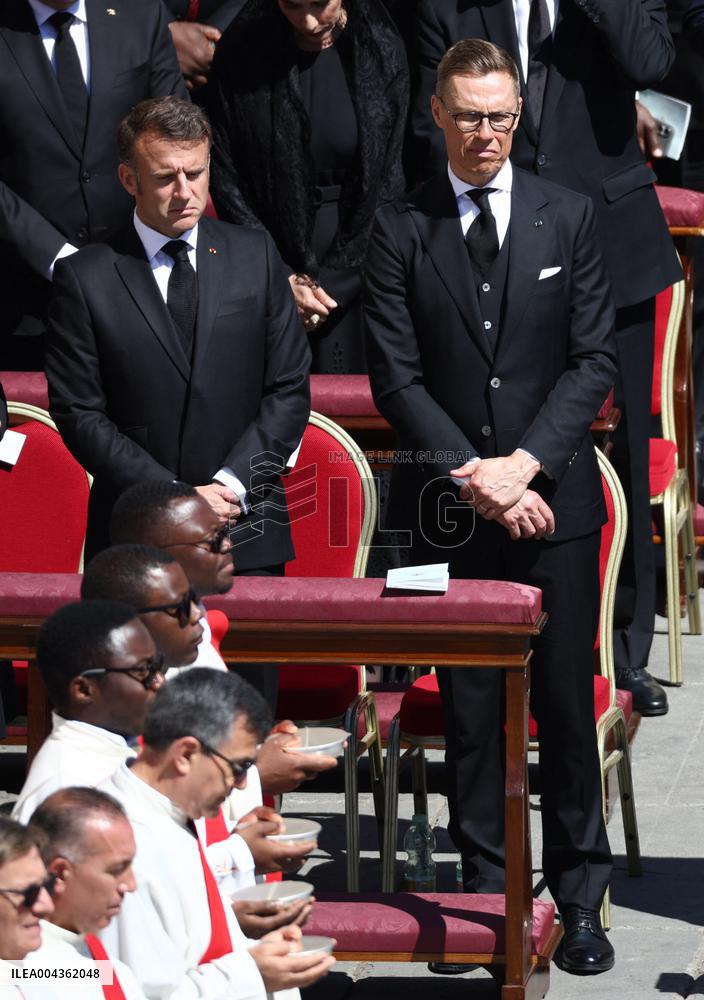 World Leaders and Royal at Funeral Ceremony Of Pope Francis - Vatican