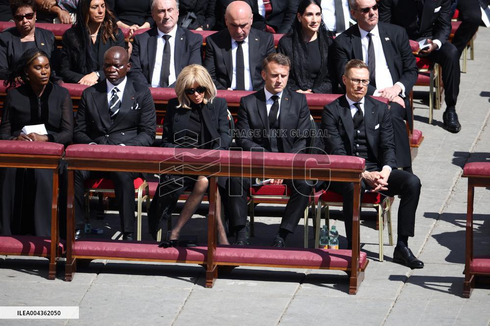 World Leaders and Royal at Funeral Ceremony Of Pope Francis - Vatican