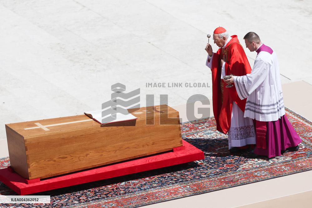 Cardinals And Clergy During The Funeral Of Pope Francis - Vatican