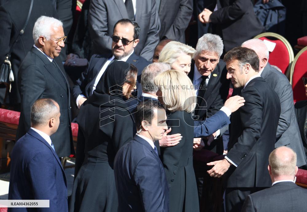 World Leaders and Royal at Funeral Ceremony Of Pope Francis - Vatican