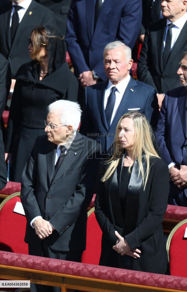 World Leaders and Royal at Funeral Ceremony Of Pope Francis - Vatican