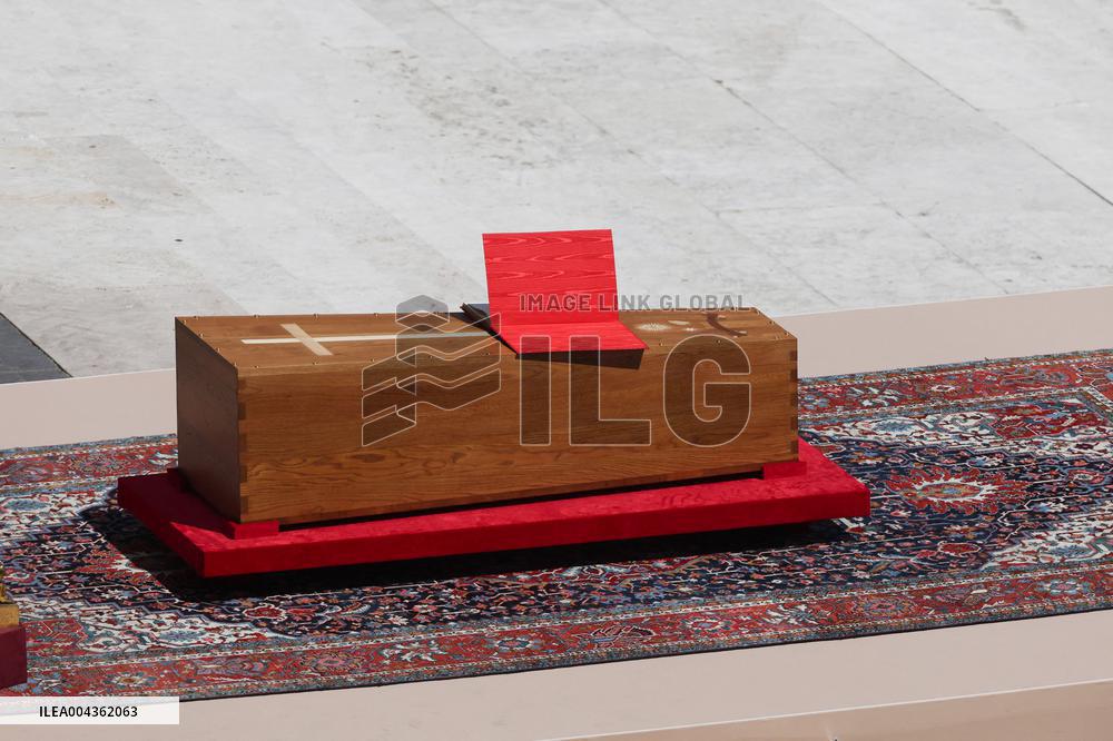 Cardinals And Clergy During The Funeral Of Pope Francis - Vatican