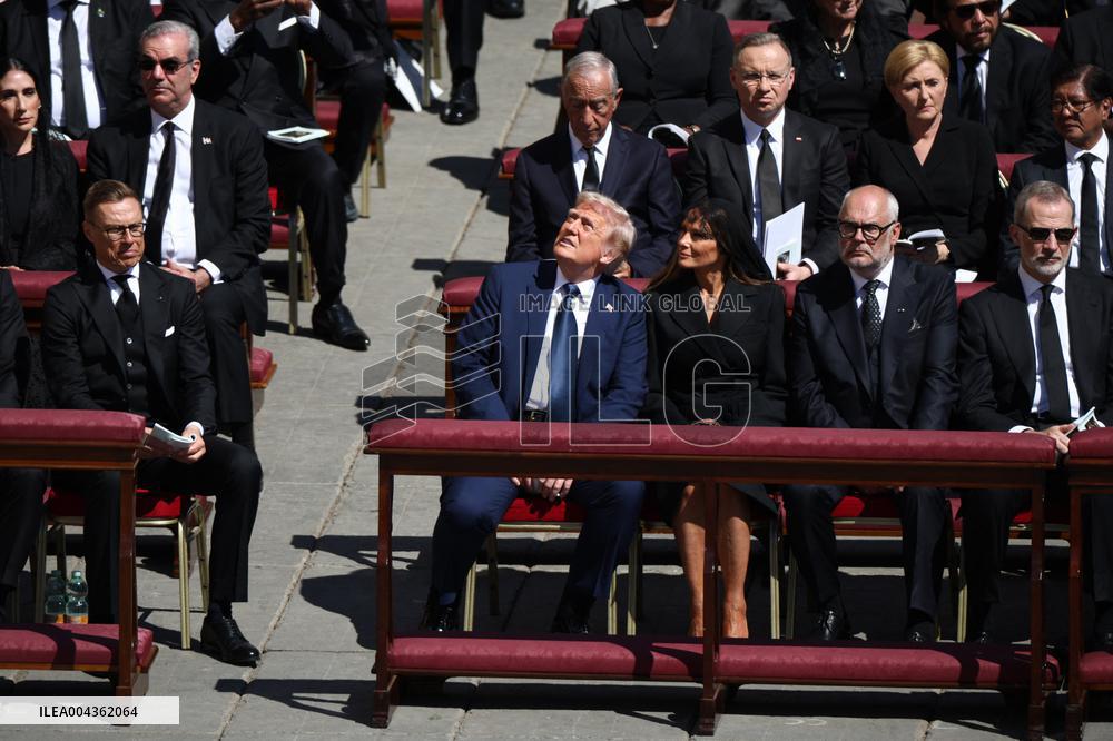 World Leaders and Royal at Funeral Ceremony Of Pope Francis - Vatican