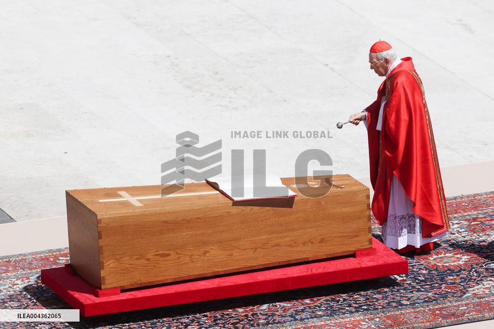 Cardinals And Clergy During The Funeral Of Pope Francis - Vatican