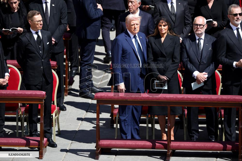 World Leaders and Royal at Funeral Ceremony Of Pope Francis - Vatican