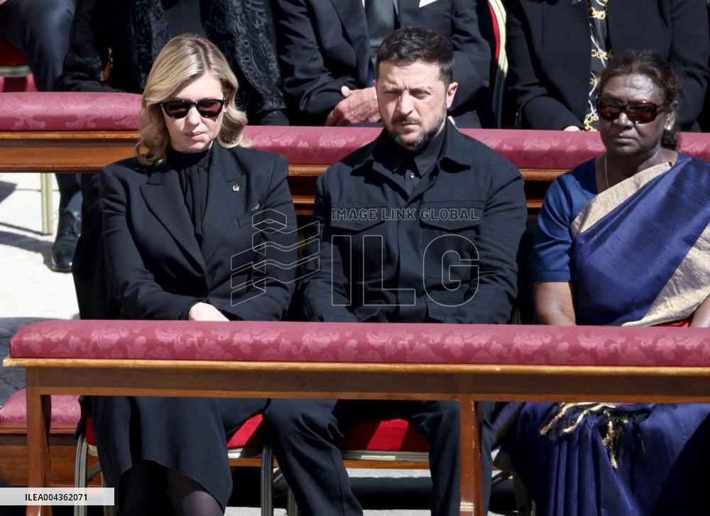World Leaders and Royal at Funeral Ceremony Of Pope Francis - Vatican