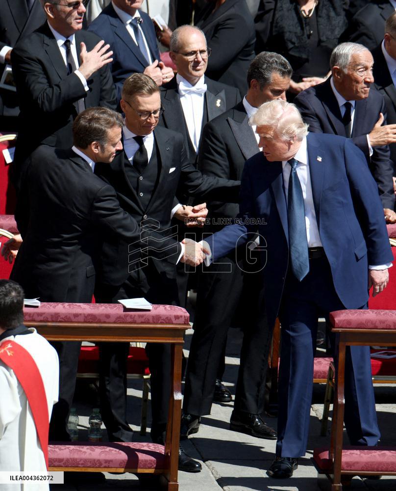 World Leaders and Royal at Funeral Ceremony Of Pope Francis - Vatican