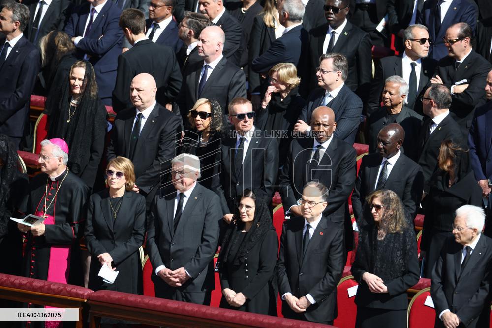 World Leaders and Royal at Funeral Ceremony Of Pope Francis - Vatican
