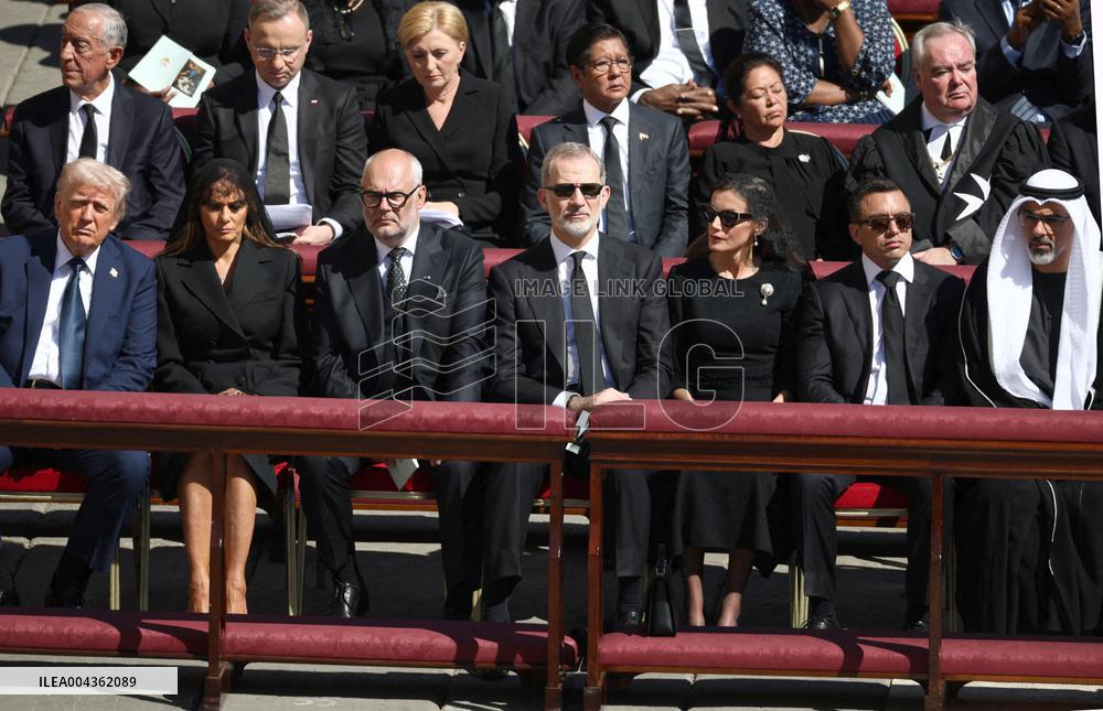 World Leaders and Royal at Funeral Ceremony Of Pope Francis - Vatican