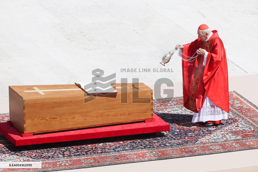 Cardinals And Clergy During The Funeral Of Pope Francis - Vatican