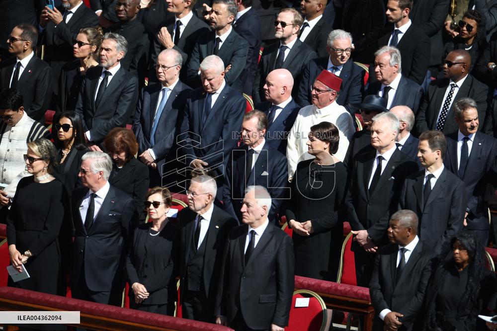 World Leaders and Royal at Funeral Ceremony Of Pope Francis - Vatican