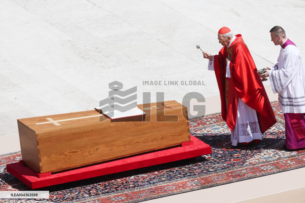 Cardinals And Clergy During The Funeral Of Pope Francis - Vatican