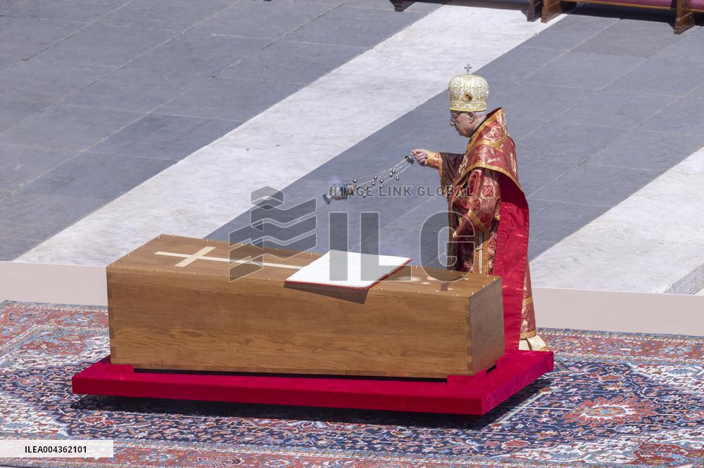 Cardinals And Clergy During The Funeral Of Pope Francis - Vatican