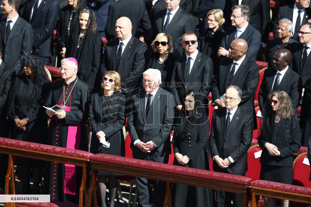 World Leaders and Royal at Funeral Ceremony Of Pope Francis - Vatican