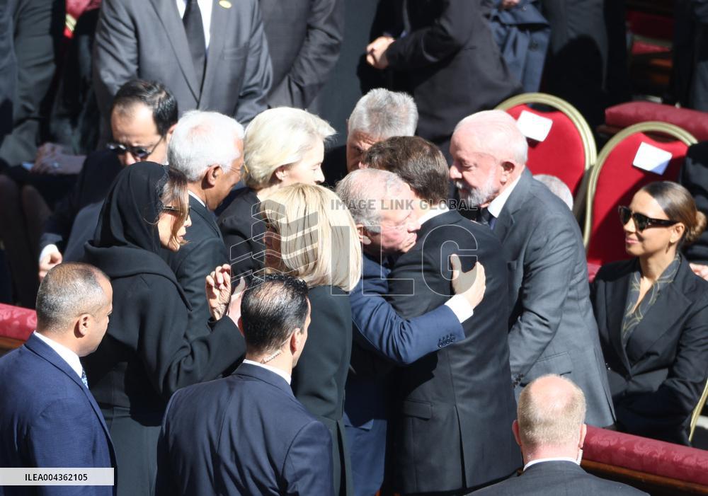 World Leaders and Royal at Funeral Ceremony Of Pope Francis - Vatican