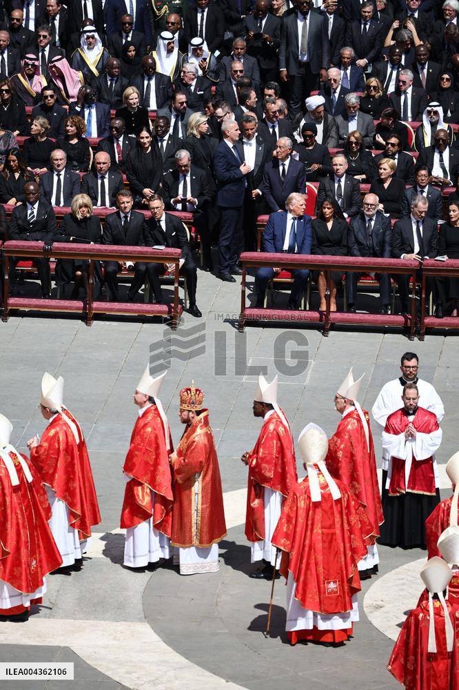 World Leaders and Royal at Funeral Ceremony Of Pope Francis - Vatican