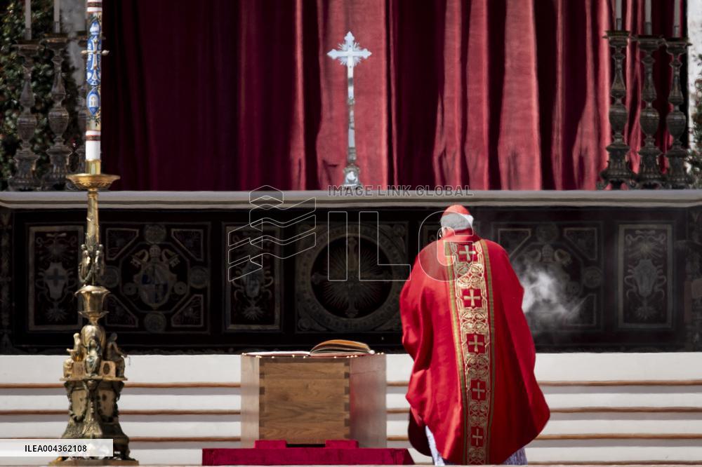 Cardinals And Clergy During The Funeral Of Pope Francis - Vatican