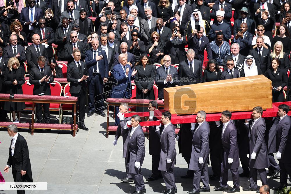 World Leaders and Royal at Funeral Ceremony Of Pope Francis - Vatican