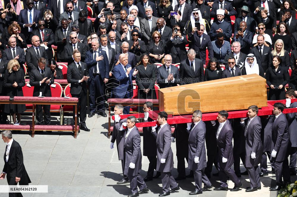 World Leaders and Royal at Funeral Ceremony Of Pope Francis - Vatican