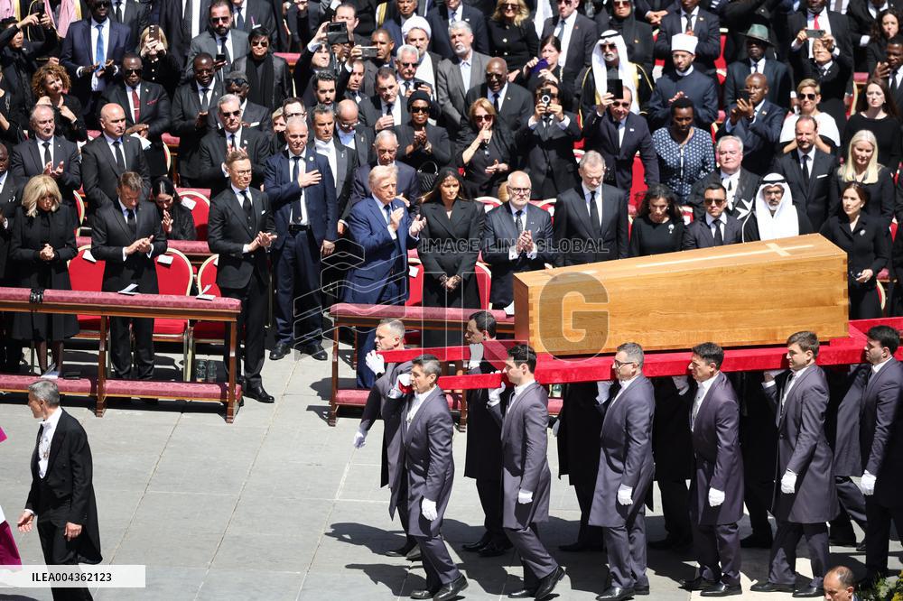 World Leaders and Royal at Funeral Ceremony Of Pope Francis - Vatican