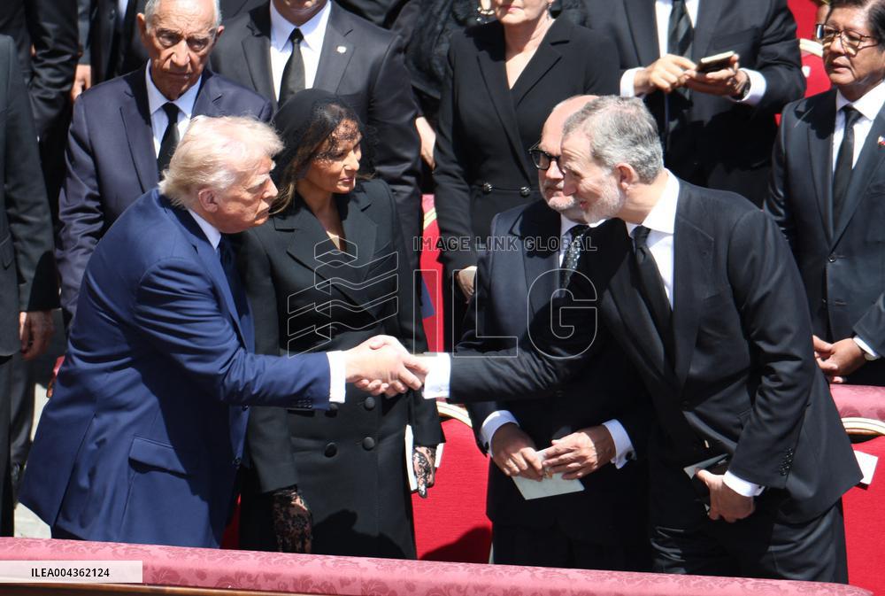 World Leaders and Royal at Funeral Ceremony Of Pope Francis - Vatican