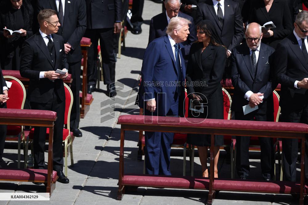 World Leaders and Royal at Funeral Ceremony Of Pope Francis - Vatican