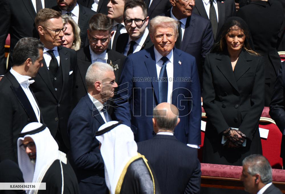 World Leaders and Royal at Funeral Ceremony Of Pope Francis - Vatican