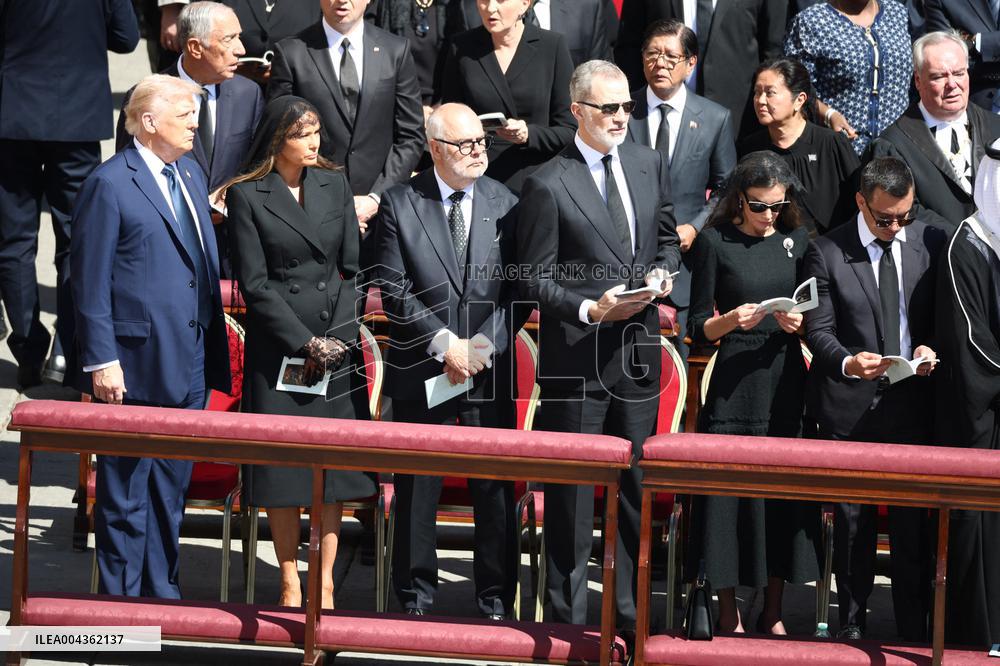 World Leaders and Royal at Funeral Ceremony Of Pope Francis - Vatican