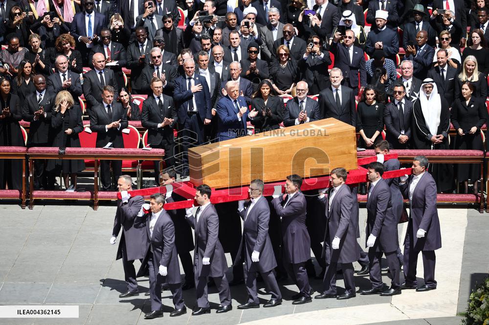 World Leaders and Royal at Funeral Ceremony Of Pope Francis - Vatican