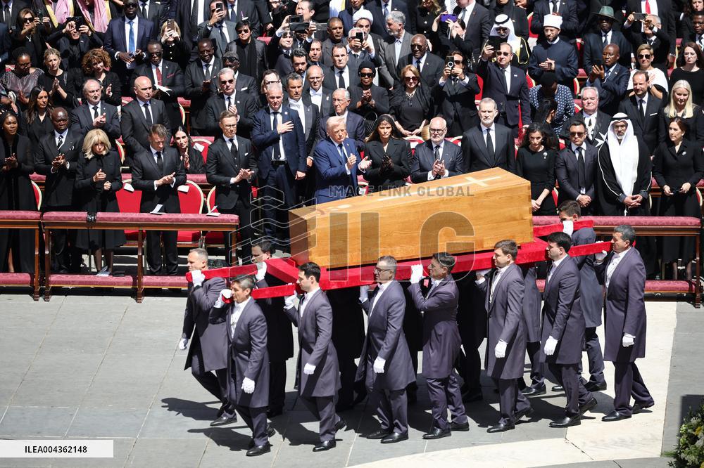 World Leaders and Royal at Funeral Ceremony Of Pope Francis - Vatican