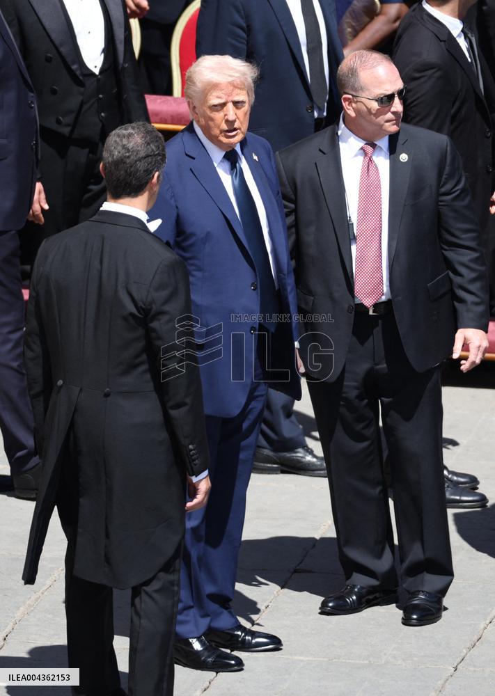 World Leaders and Royal at Funeral Ceremony Of Pope Francis - Vatican