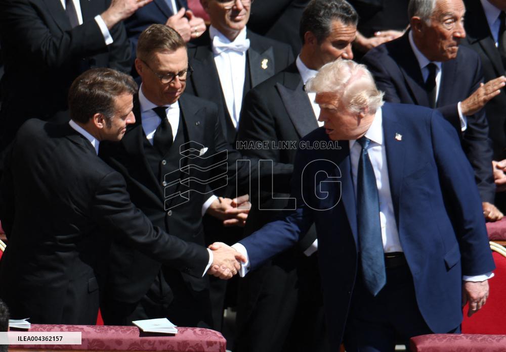 World Leaders and Royal at Funeral Ceremony Of Pope Francis - Vatican