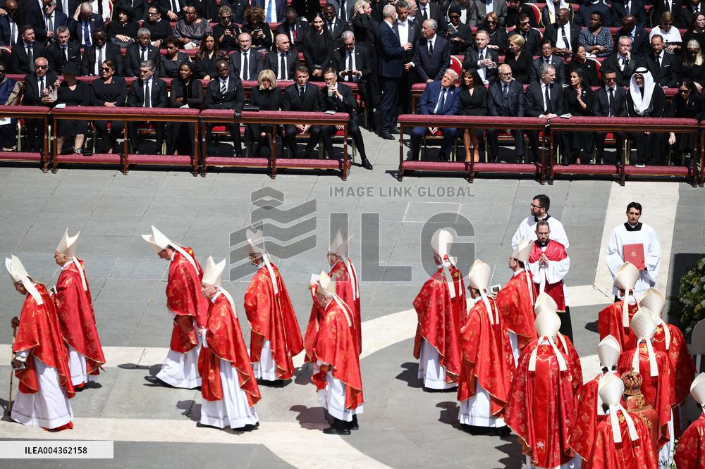 World Leaders and Royal at Funeral Ceremony Of Pope Francis - Vatican