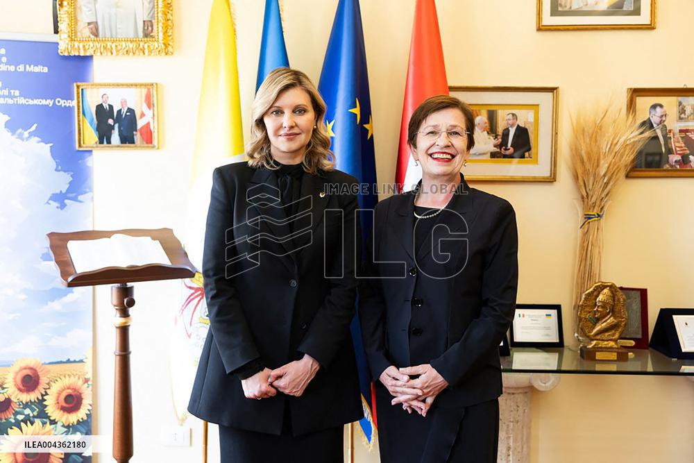 Olena Zelenska meets First Lady of Austria - Vatican