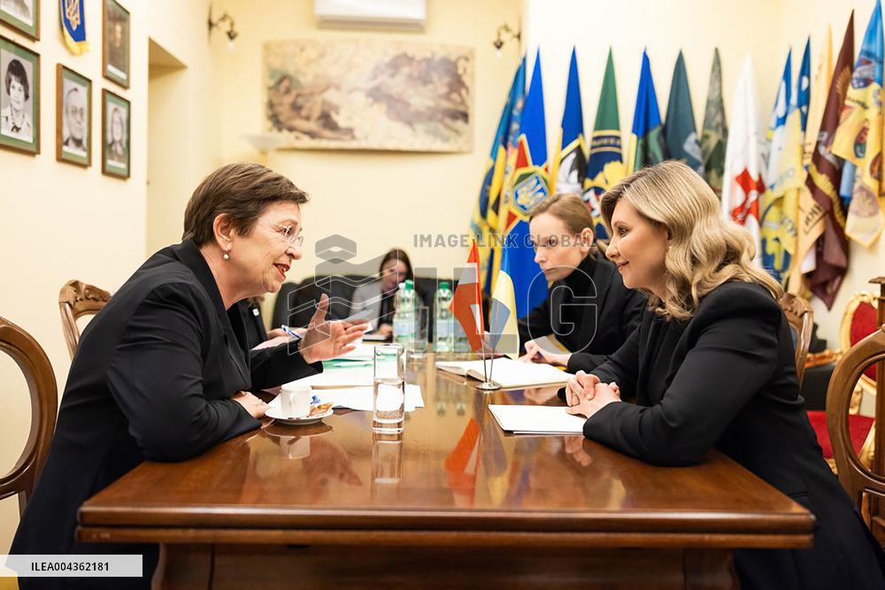 Olena Zelenska meets First Lady of Austria - Vatican