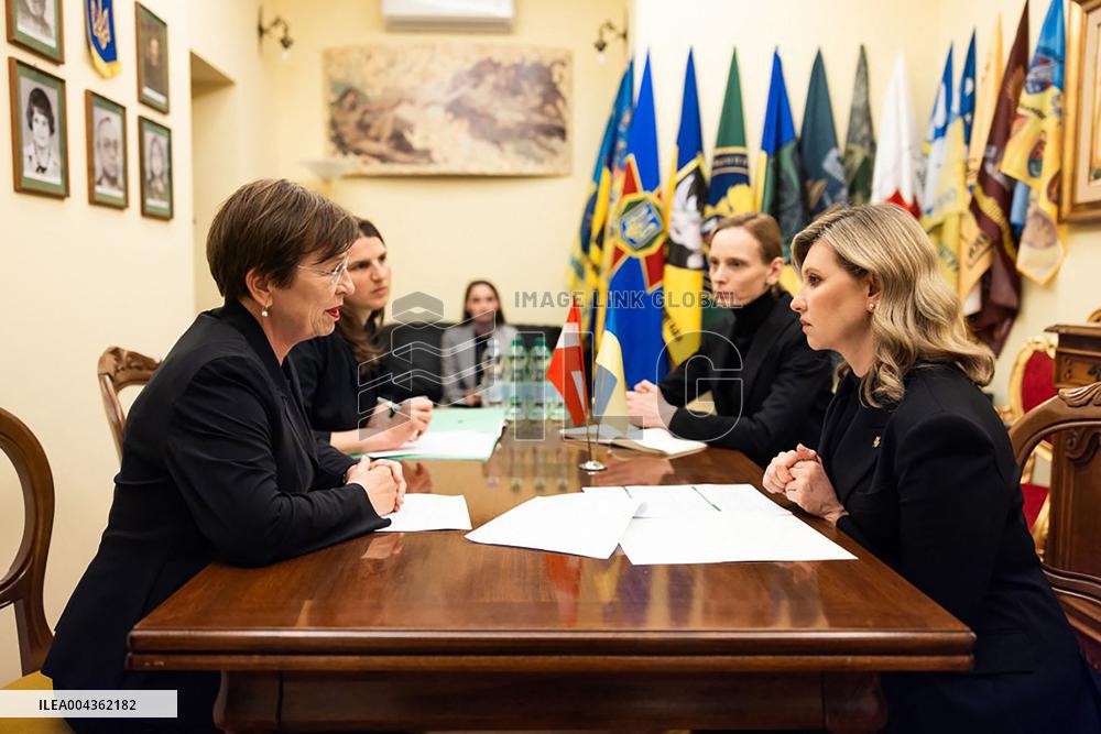 Olena Zelenska meets First Lady of Austria - Vatican