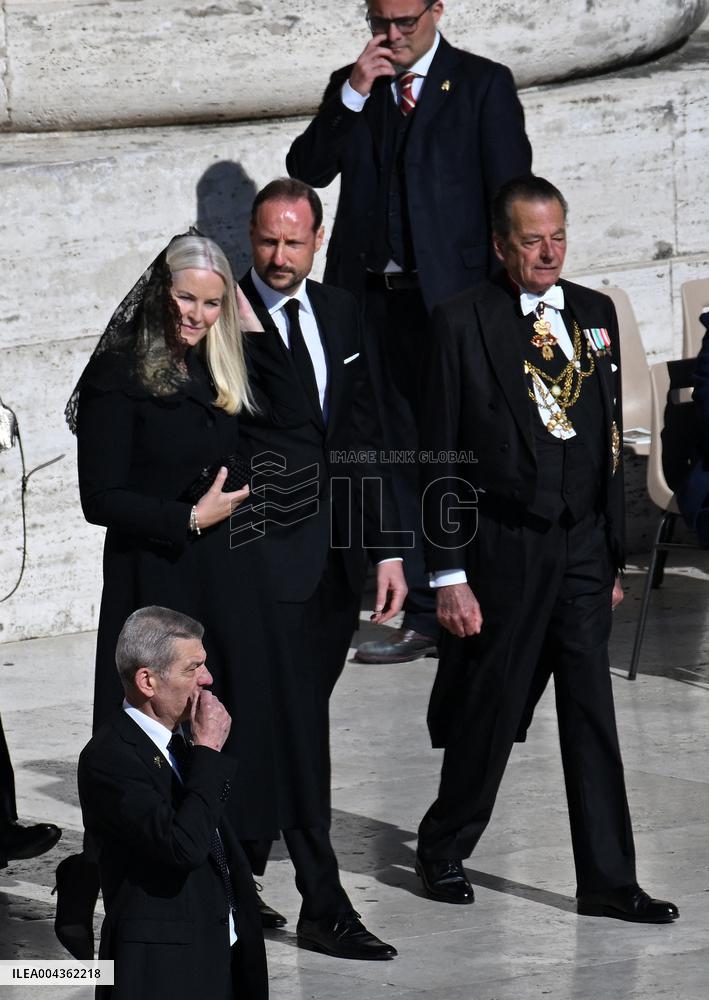 Royals At The Funeral Of Pope Francis - Vatican