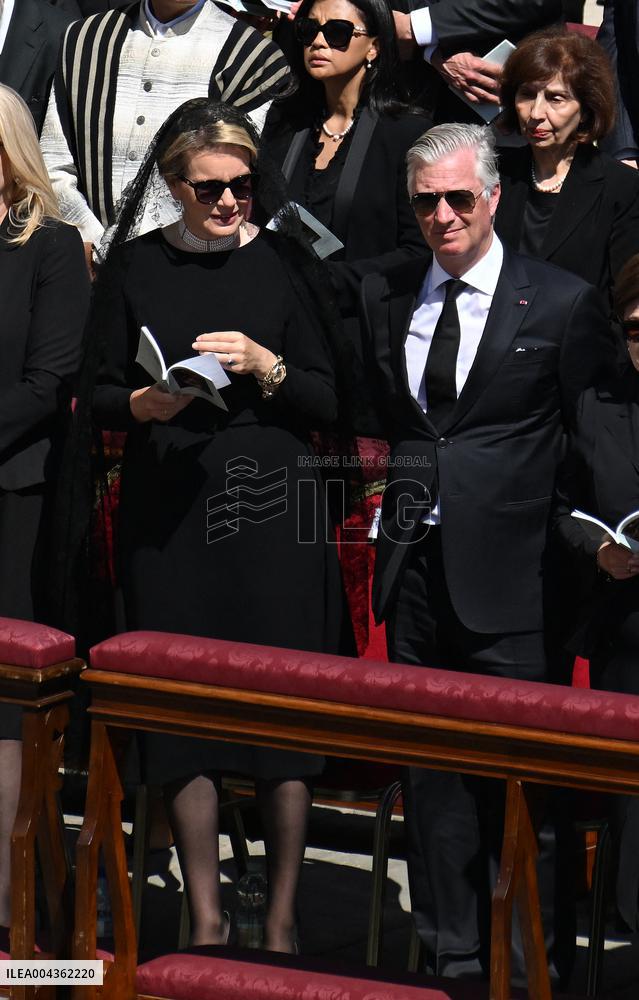 Royals At The Funeral Of Pope Francis - Vatican